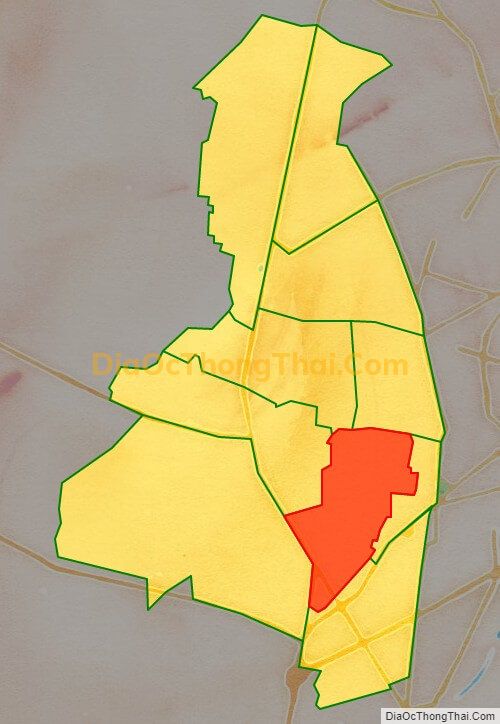 Bản đồ vị trí và địa giới hành chính Phường Bình Trị Đông B, quận Bình Tân