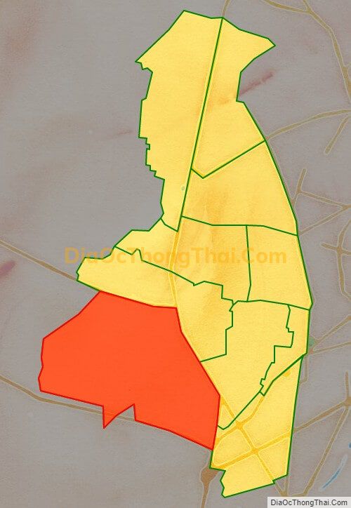 Bản đồ vị trí và địa giới hành chính Phường Tân Tạo A, quận Bình Tân