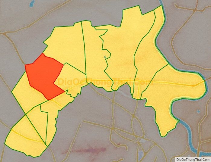 Bản đồ vị trí và địa giới hành chính Phường Tân Chánh Hiệp, Quận 12
