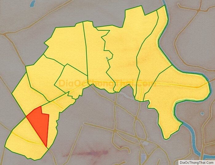Bản đồ vị trí và địa giới hành chính Phường Tân Hưng Thuận, Quận 12
