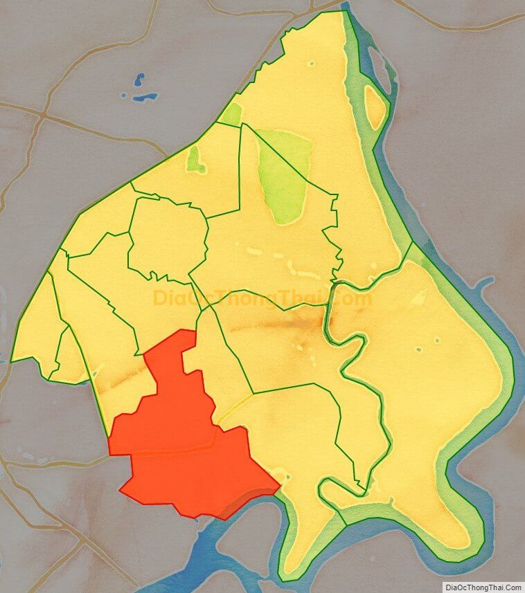 Bản đồ vị trí và địa giới hành chính Phường Phú Hữu, TP Thủ Đức