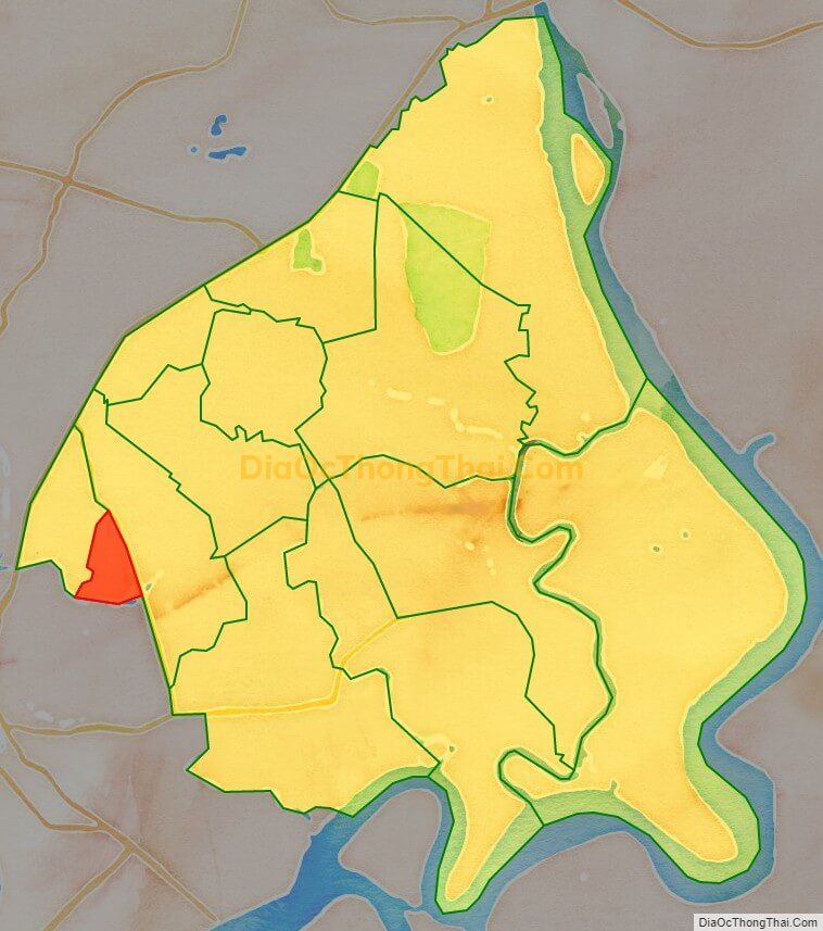 Bản đồ vị trí và địa giới hành chính Phường Phước Bình, TP Thủ Đức