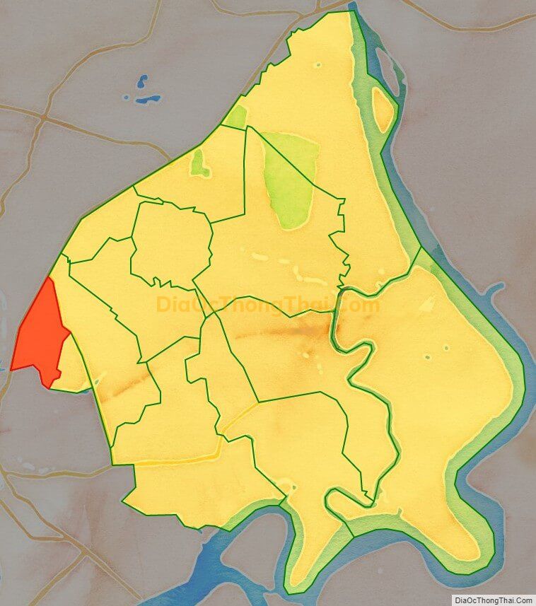Bản đồ vị trí và địa giới hành chính Phường Phước Long A, thành phố Thủ Đức