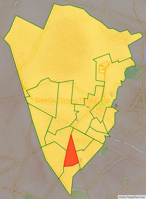 Bản đồ vị trí và địa giới hành chính Phường 8, quận Tân Bình