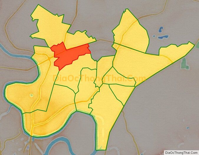 Bản đồ vị trí và địa giới hành chính Phường Tam Bình, thành phố Thủ Đức