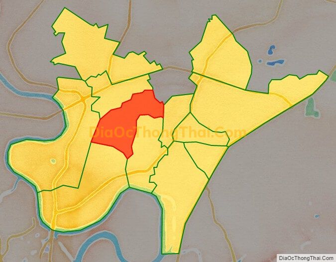 Bản đồ vị trí và địa giới hành chính Phường Tam Phú, thành phố Thủ Đức
