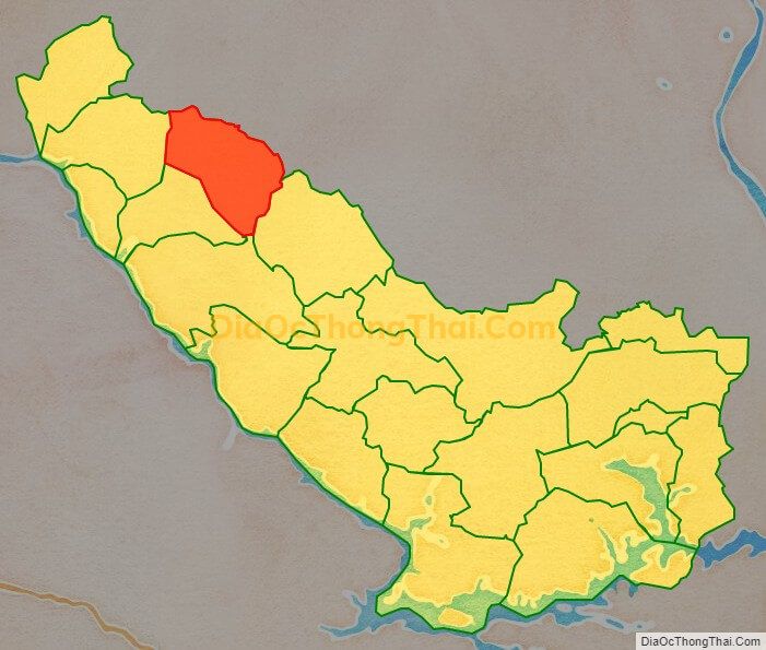 Bản đồ vị trí và địa giới hành chính Xã Giáp Đắt, huyện Đà Bắc