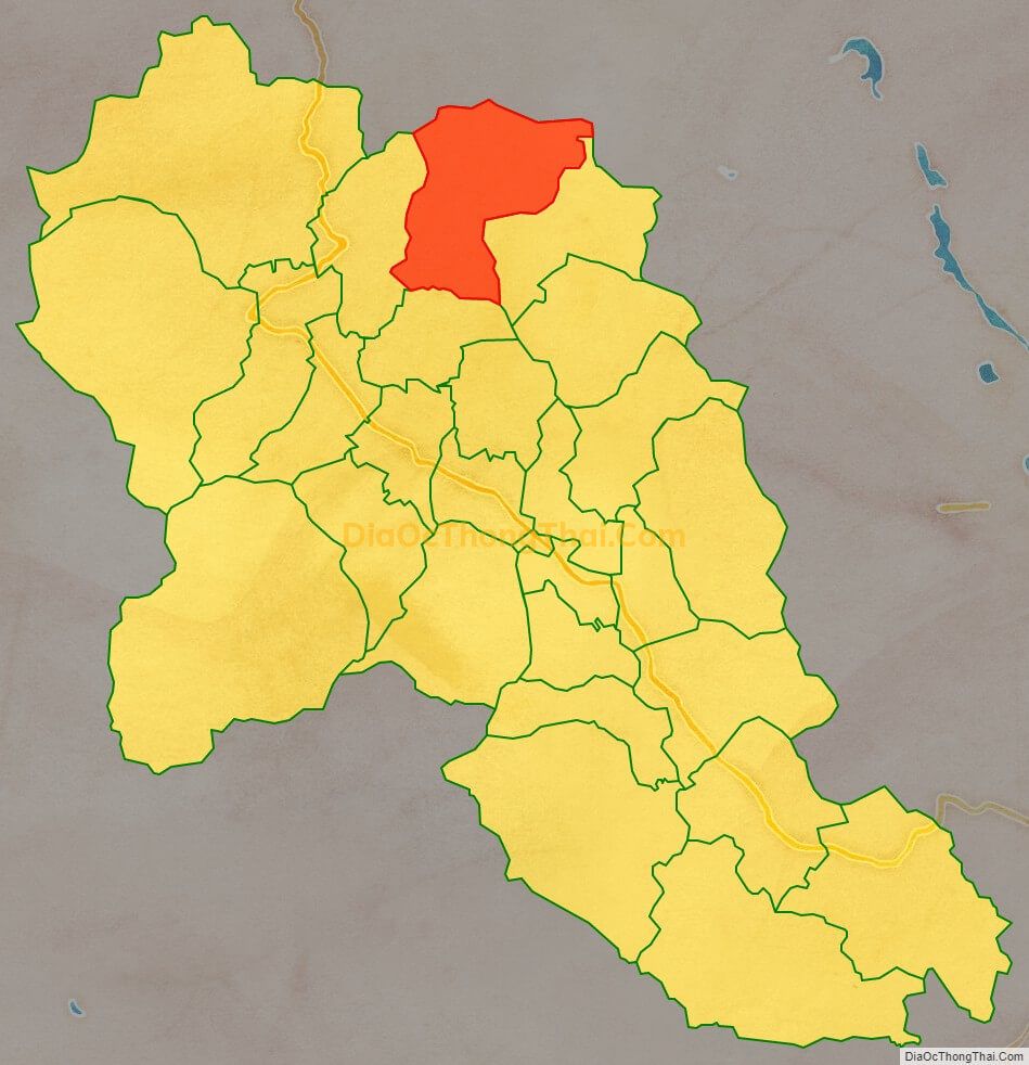Bản đồ vị trí và địa giới hành chính Xã Bắc Sơn (cũ), huyện Kim Bôi