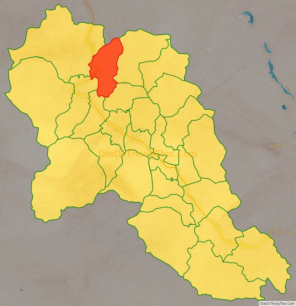 Bản đồ vị trí và địa giới hành chính Xã Bình Sơn, huyện Kim Bôi