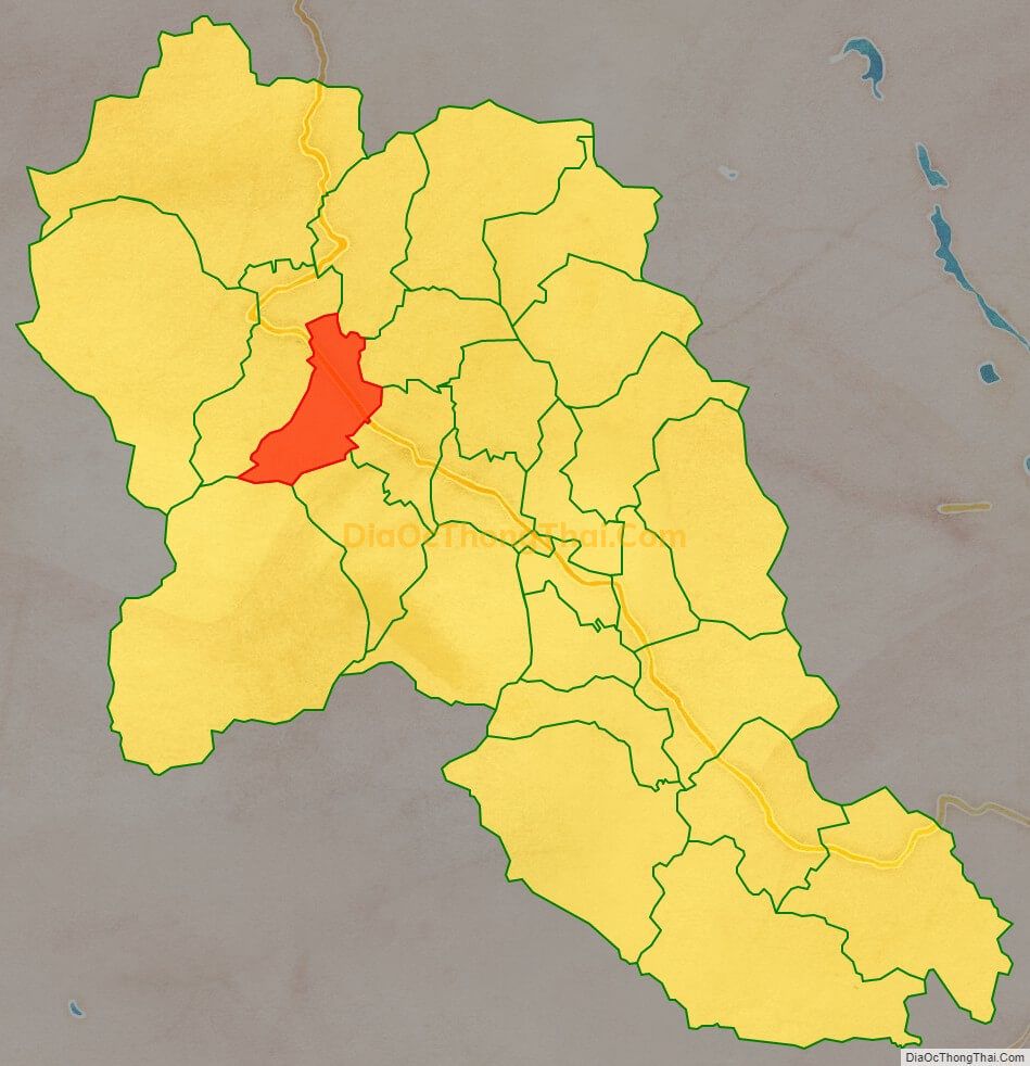 Bản đồ vị trí và địa giới hành chính Xã Đông Bắc, huyện Kim Bôi