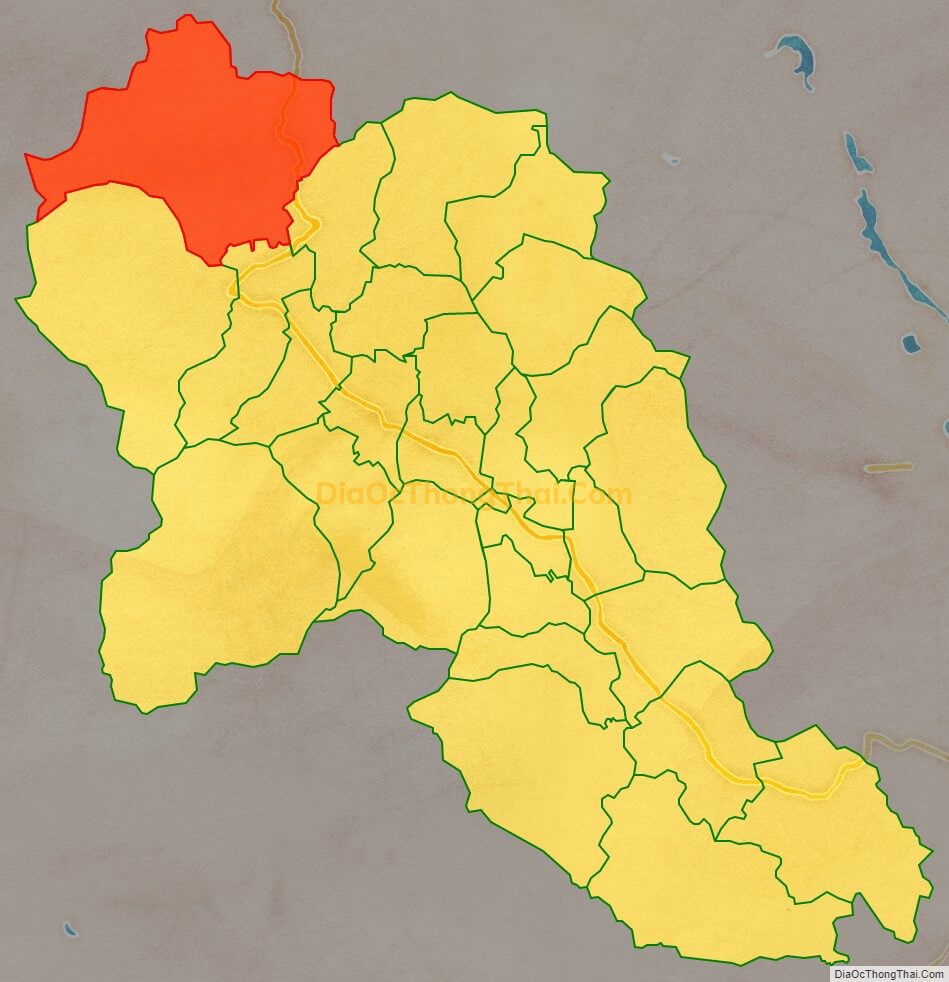 Bản đồ vị trí và địa giới hành chính Xã Đú Sáng, huyện Kim Bôi