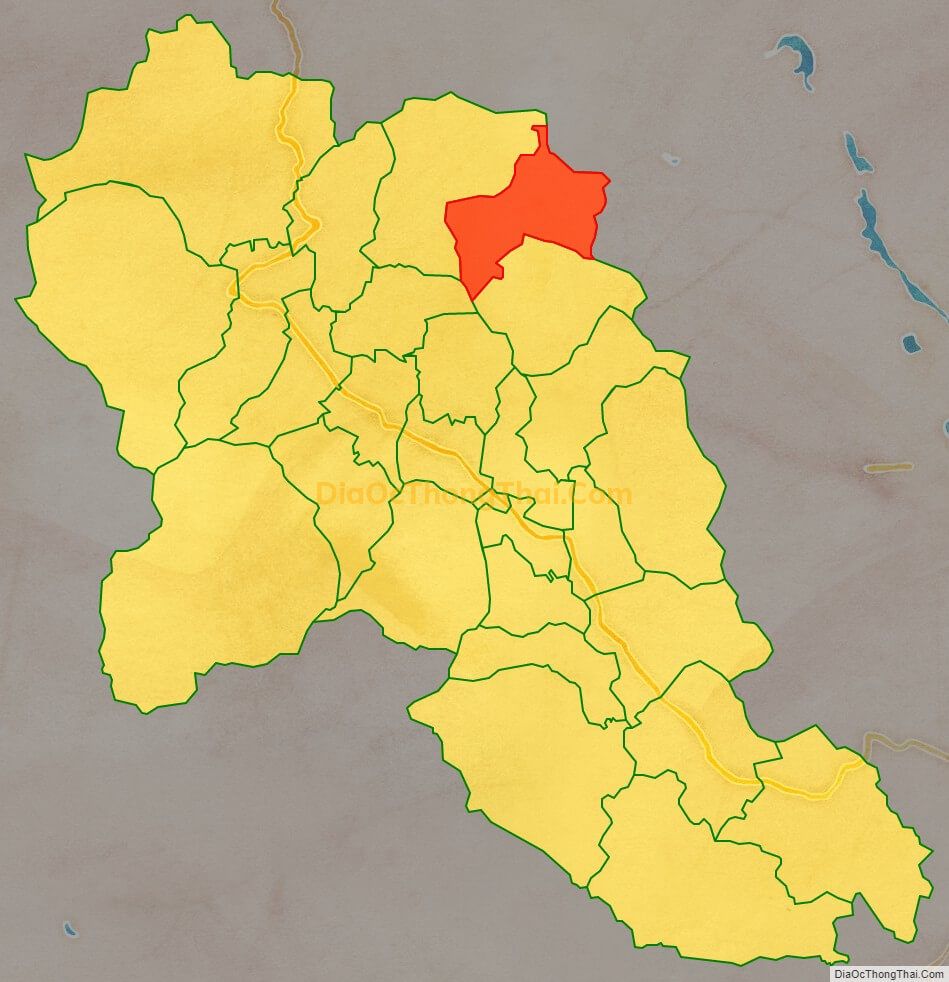 Bản đồ vị trí và địa giới hành chính Xã Hùng Tiến (cũ), huyện Kim Bôi