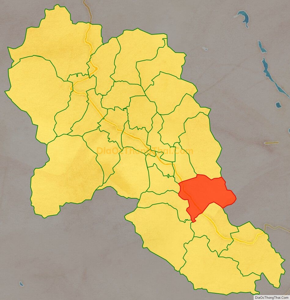 Bản đồ vị trí và địa giới hành chính Xã Nam Thượng, huyện Kim Bôi