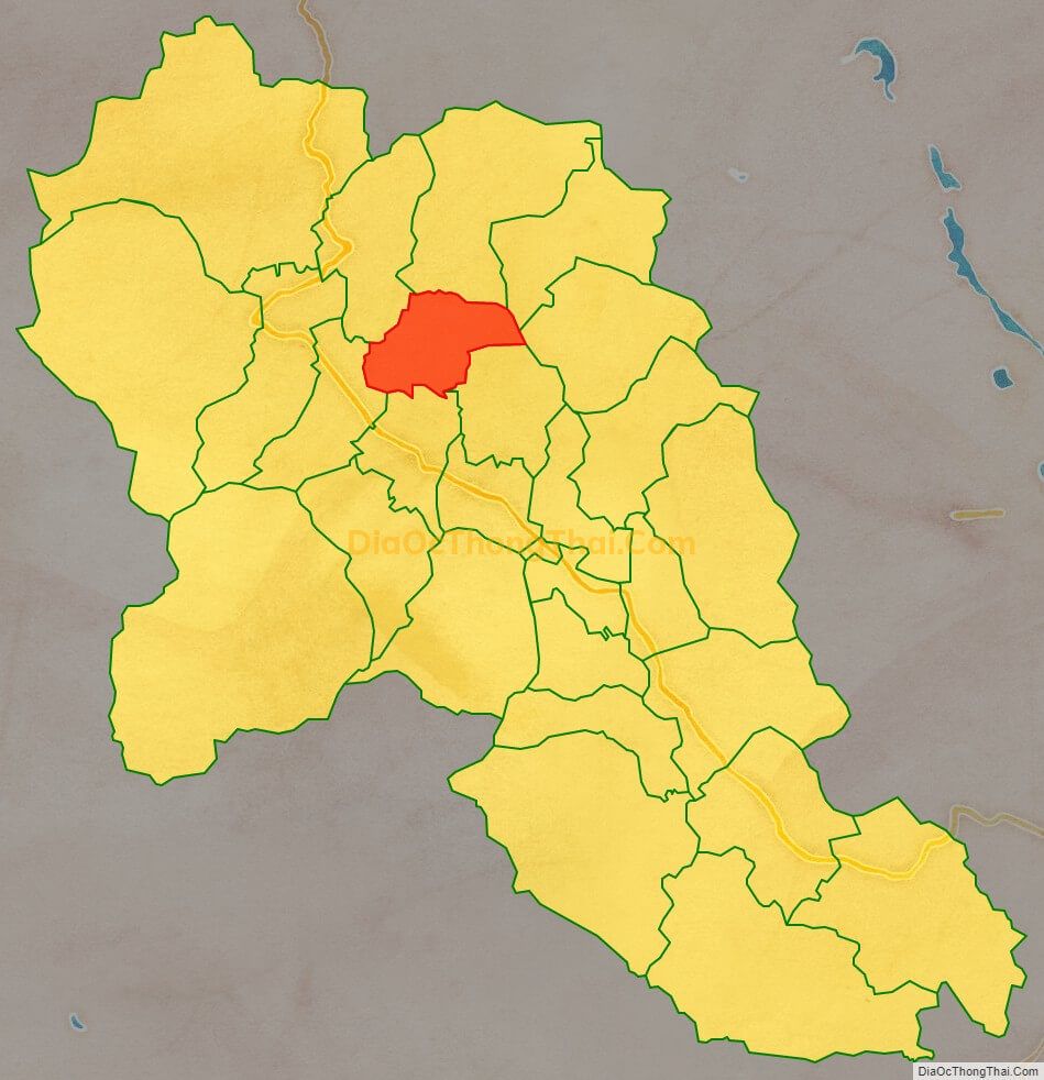 Bản đồ vị trí và địa giới hành chính Xã Sơn Thủy (cũ), huyện Kim Bôi