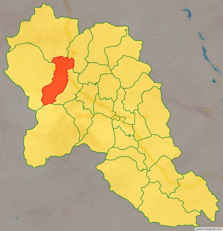 Bản đồ vị trí và địa giới hành chính Xã Vĩnh Tiến, huyện Kim Bôi
