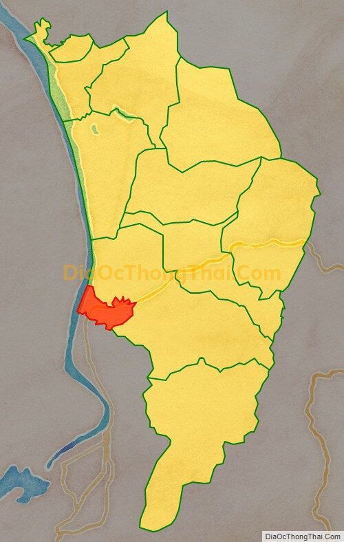 Bản đồ vị trí và địa giới hành chính Thị trấn Kỳ Sơn (cũ), huyện Kỳ Sơn