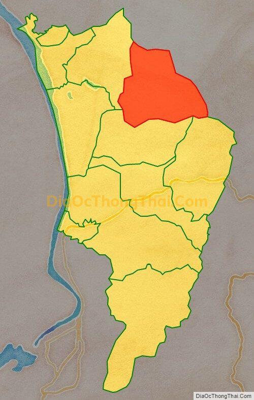 Bản đồ vị trí và địa giới hành chính Xã Yên Quang (cũ), huyện Kỳ Sơn