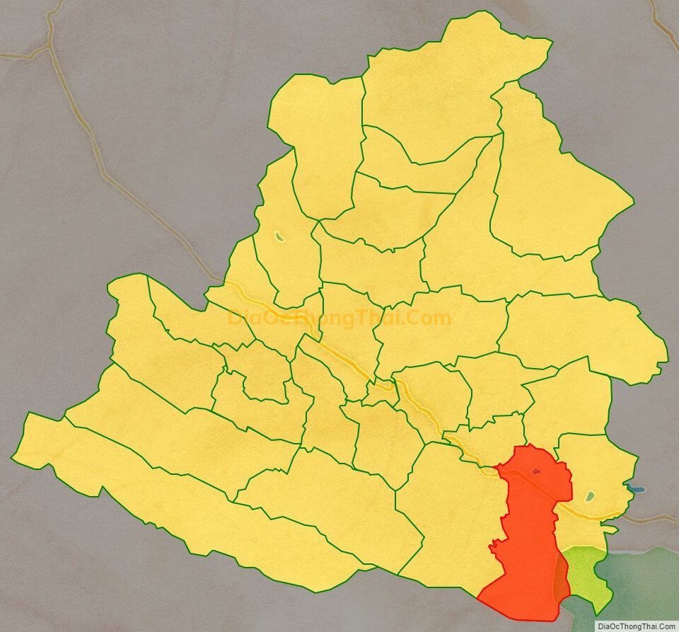 Bản đồ vị trí và địa giới hành chính Xã Ân Nghĩa, huyện Lạc Sơn