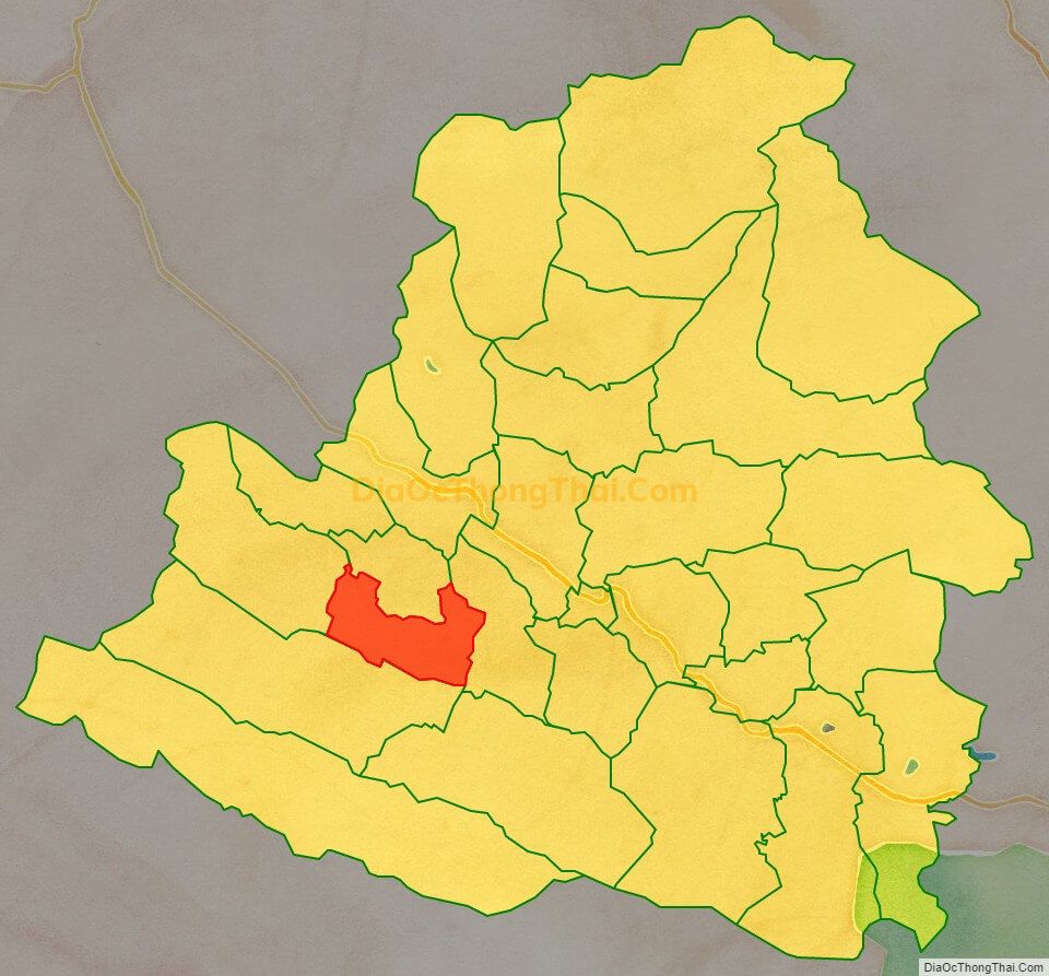 Bản đồ vị trí và địa giới hành chính Xã Chí Đạo, huyện Lạc Sơn