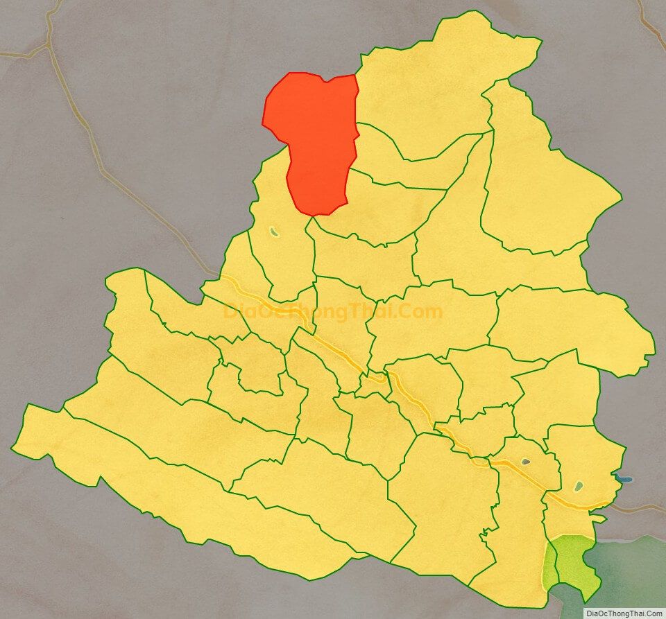Bản đồ vị trí và địa giới hành chính Xã Miền Đồi, huyện Lạc Sơn