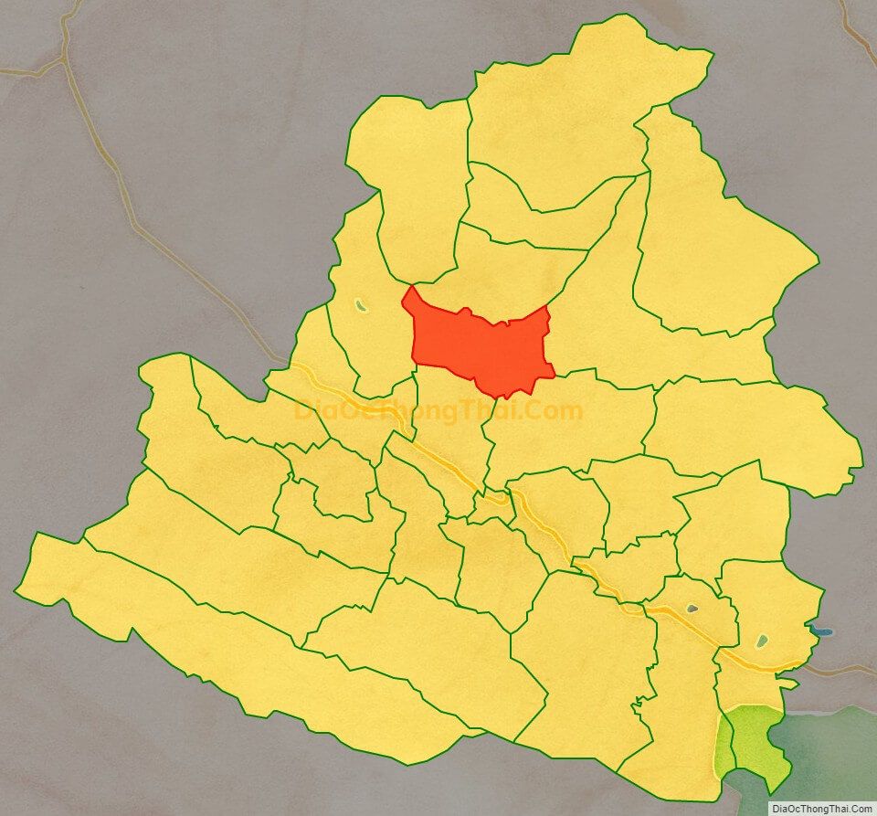 Bản đồ vị trí và địa giới hành chính Xã Nhân Nghĩa, huyện Lạc Sơn