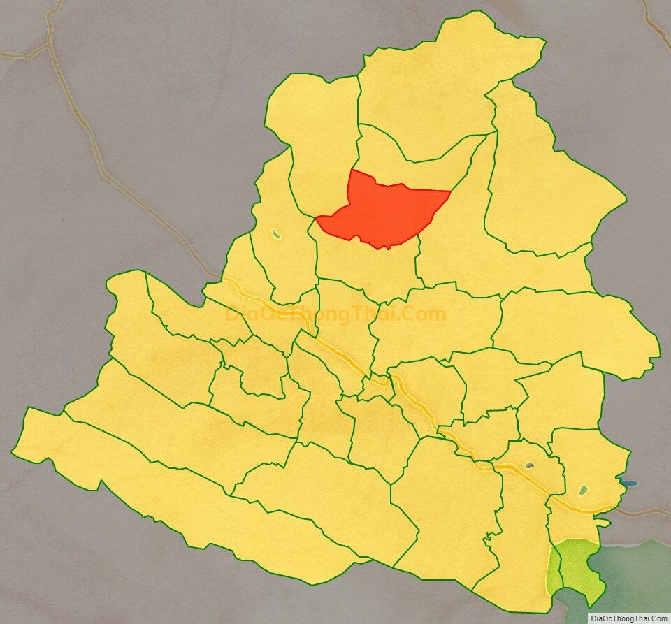 Bản đồ vị trí và địa giới hành chính Xã Tân Lập, huyện Lạc Sơn