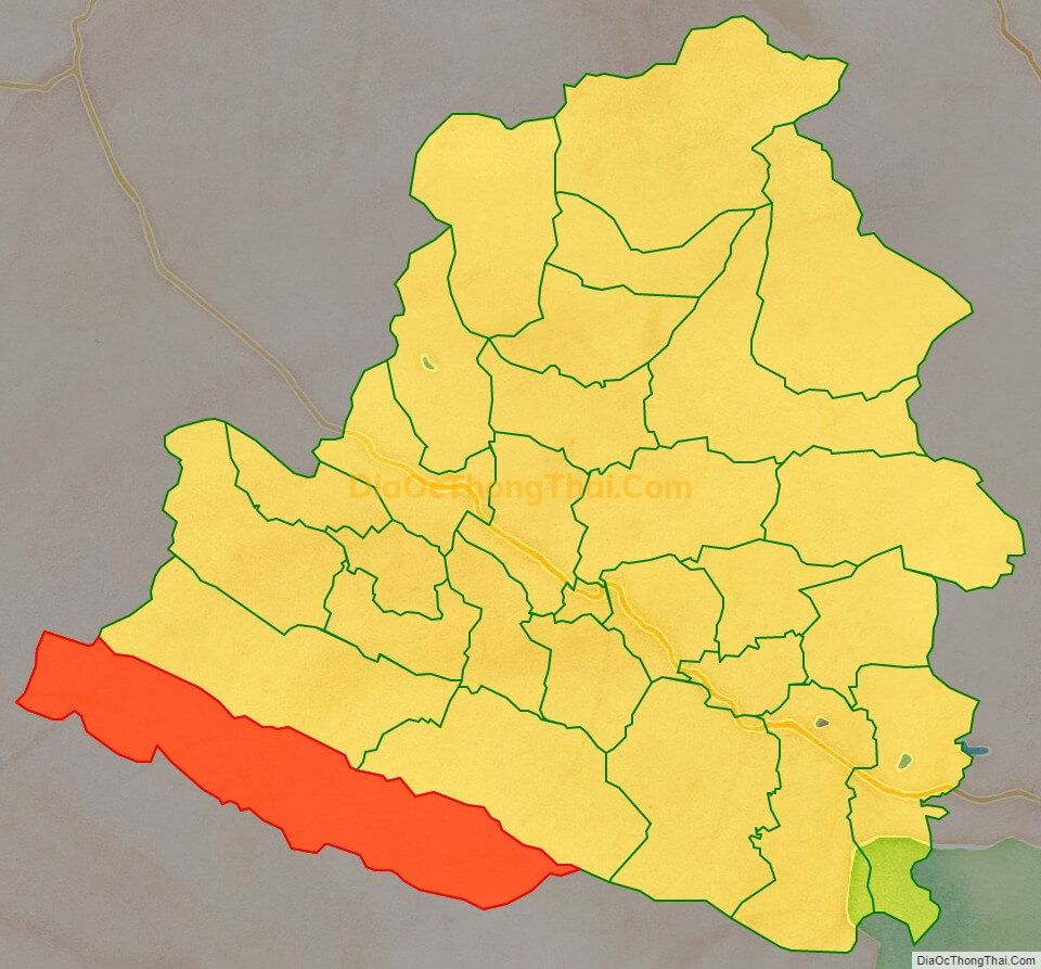 Bản đồ vị trí và địa giới hành chính Xã Tự Do, huyện Lạc Sơn