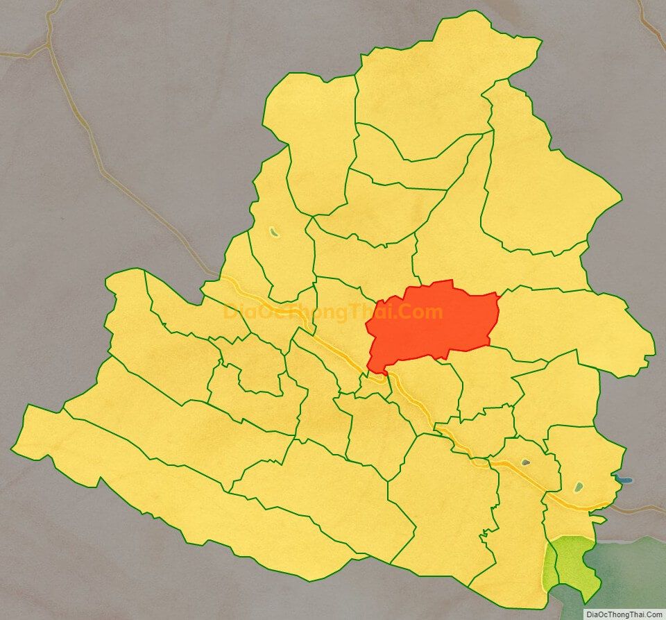 Bản đồ vị trí và địa giới hành chính Xã Yên Phú, huyện Lạc Sơn
