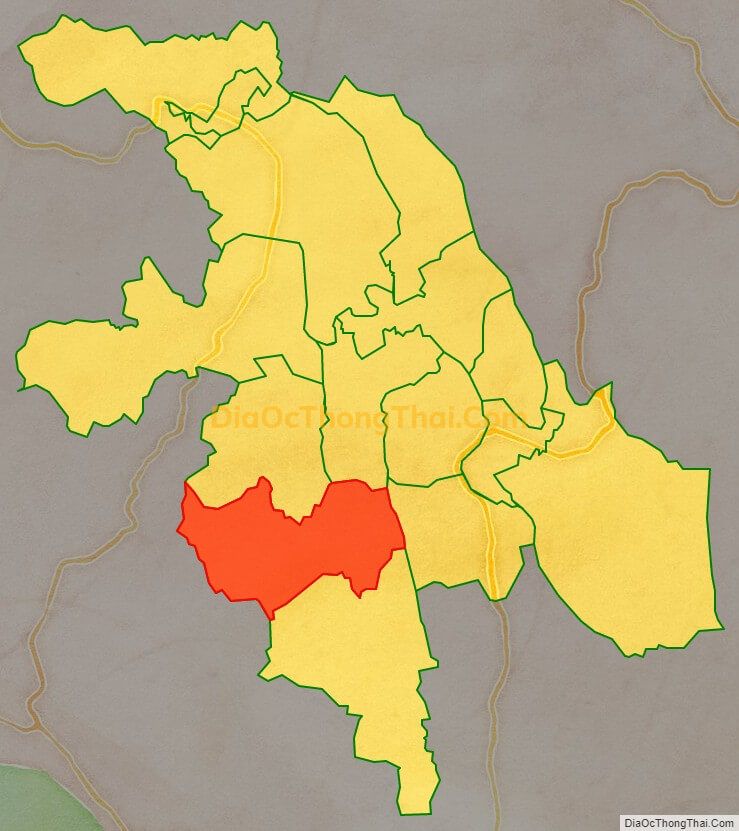 Bản đồ vị trí và địa giới hành chính Xã An Lạc (cũ), huyện Lạc Thủy