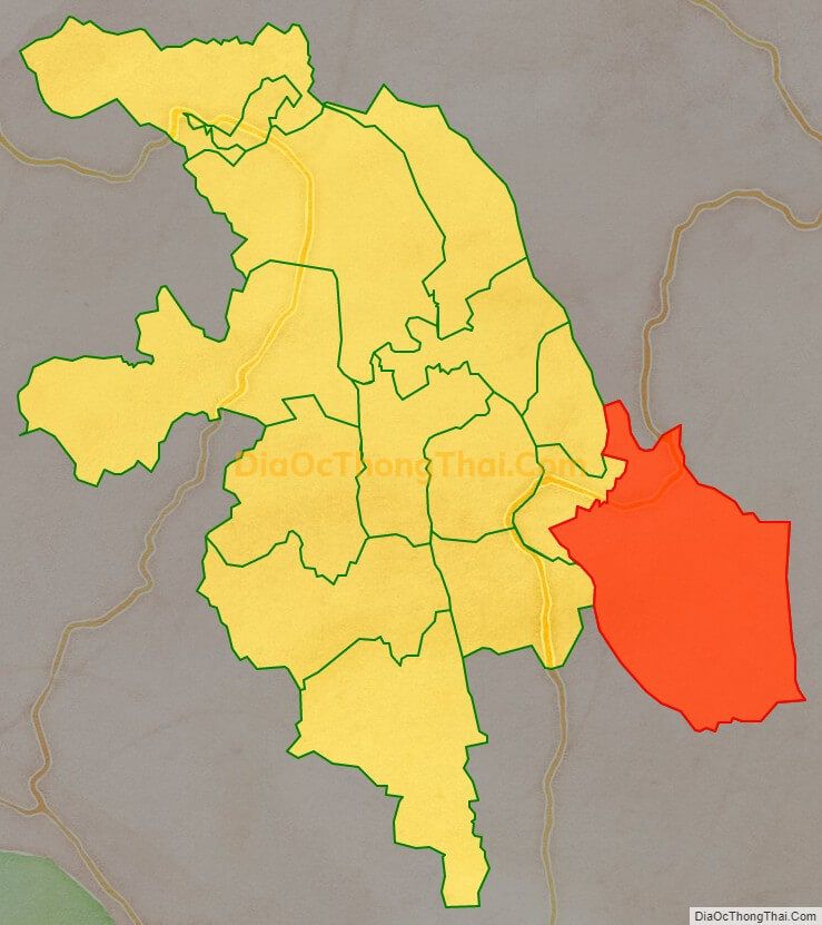 Bản đồ vị trí và địa giới hành chính Xã Đồng Tâm, huyện Lạc Thủy