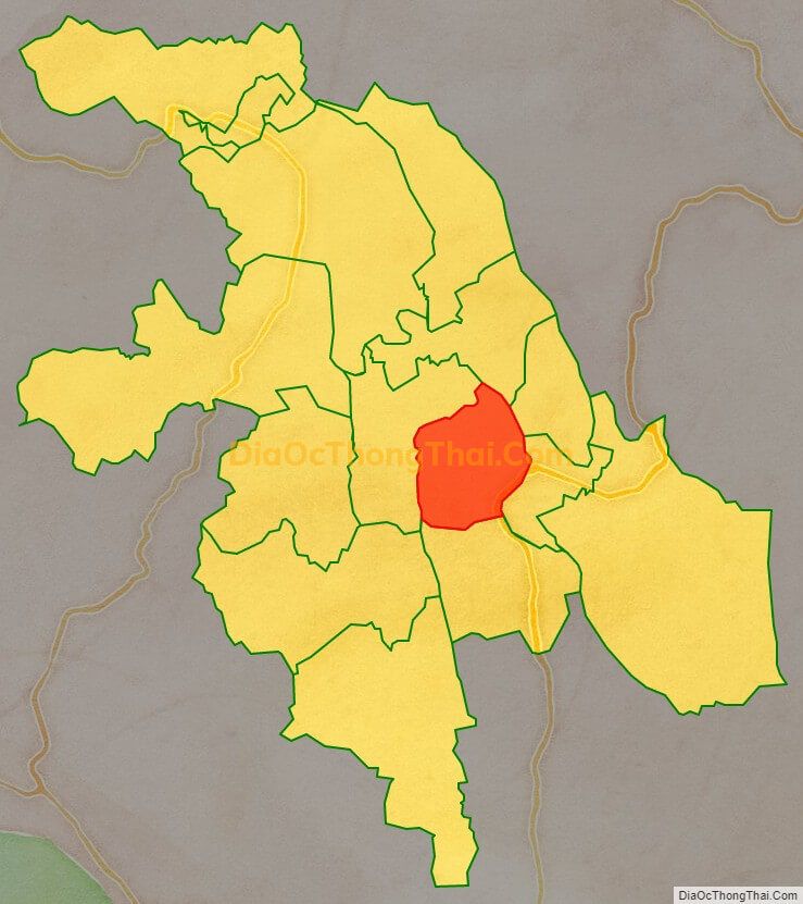 Bản đồ vị trí và địa giới hành chính Xã Khoan Dụ, huyện Lạc Thủy