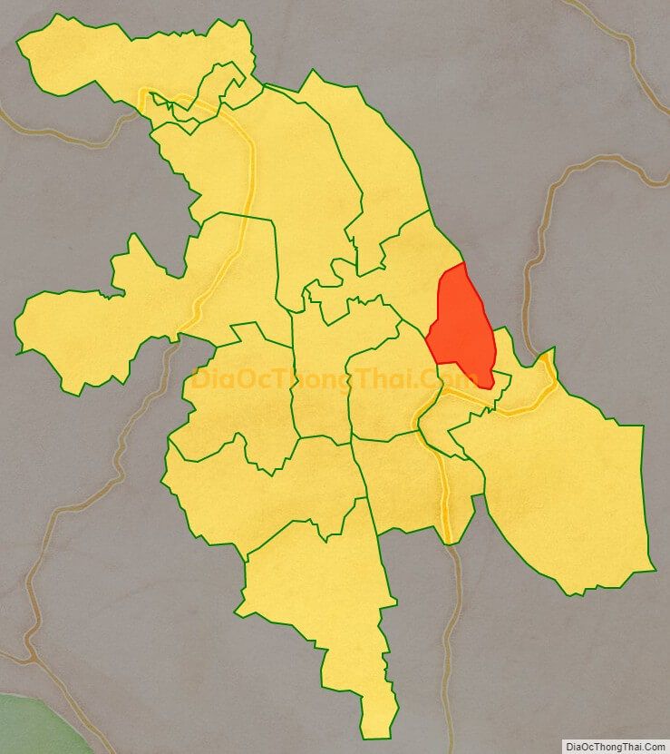 Bản đồ vị trí và địa giới hành chính Xã Lạc Long (cũ), huyện Lạc Thủy