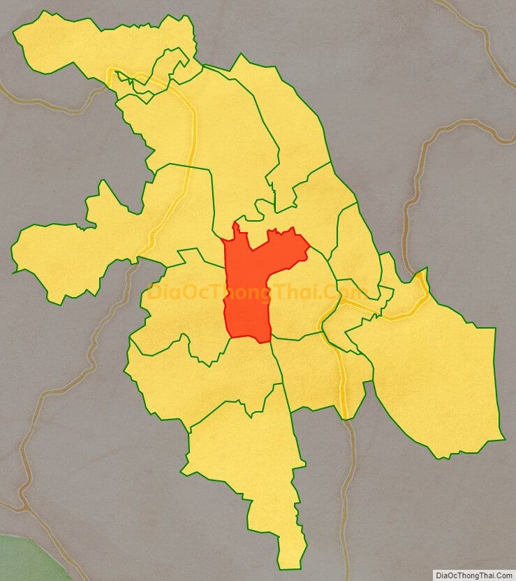 Bản đồ vị trí và địa giới hành chính Xã Liên Hòa (cũ), huyện Lạc Thủy