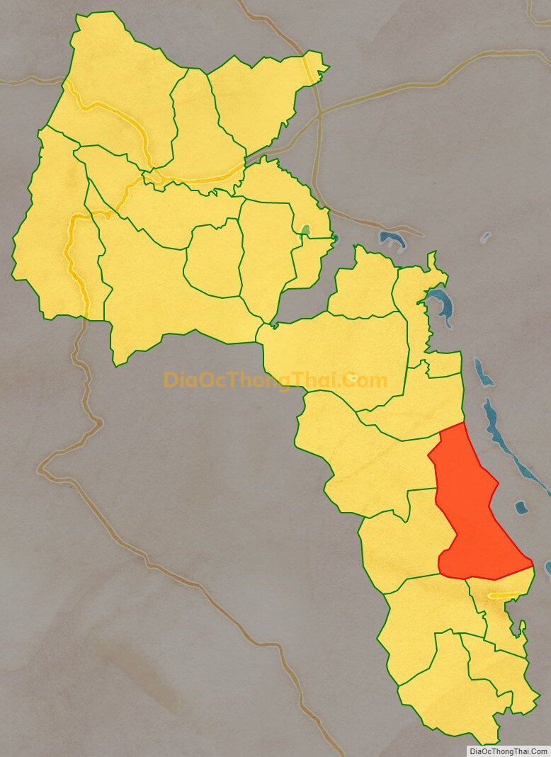 Bản đồ vị trí và địa giới hành chính Xã Cao Dương, huyện Lương Sơn