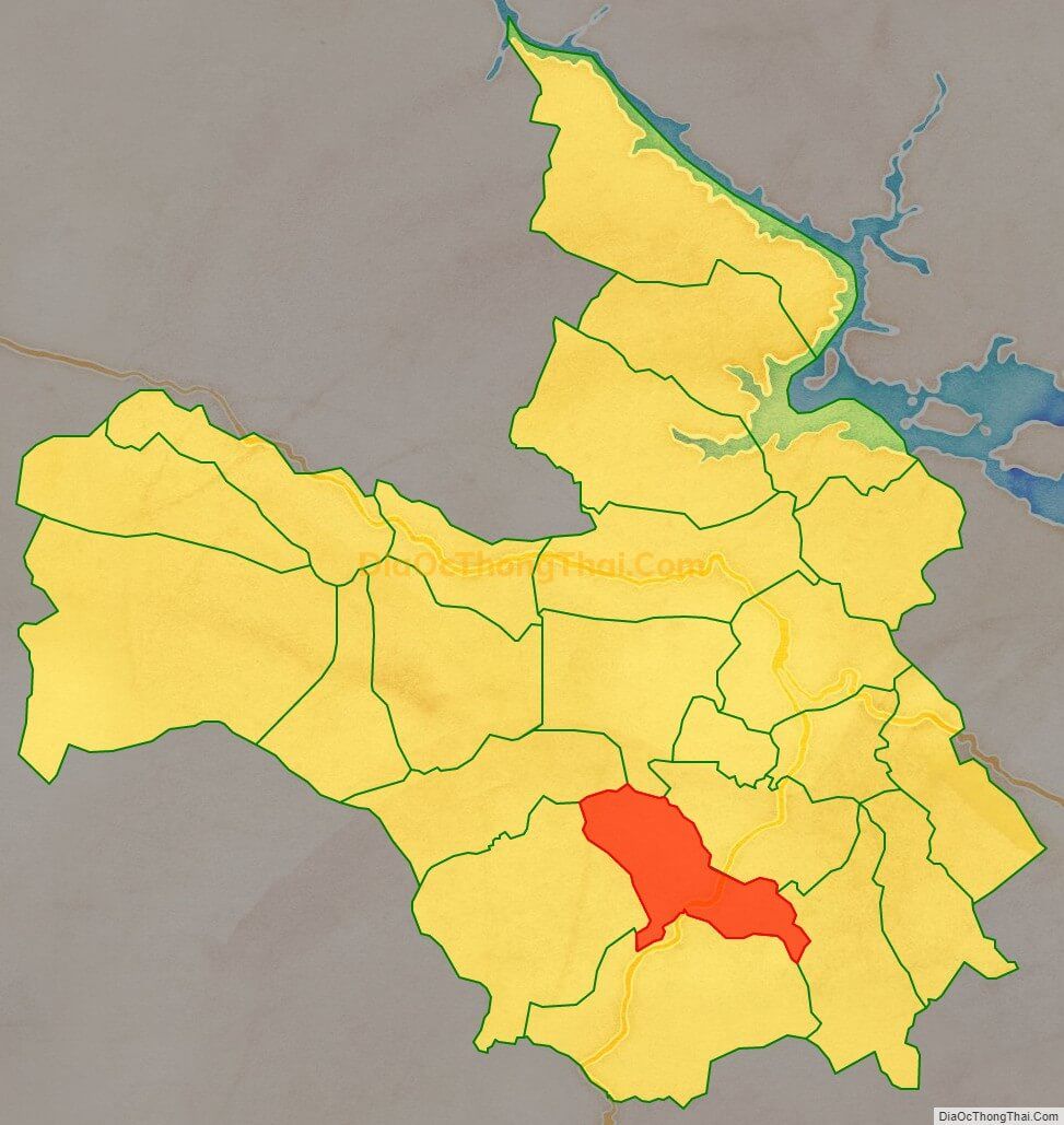 Bản đồ vị trí và địa giới hành chính Xã Mai Hạ, huyện Mai Châu
