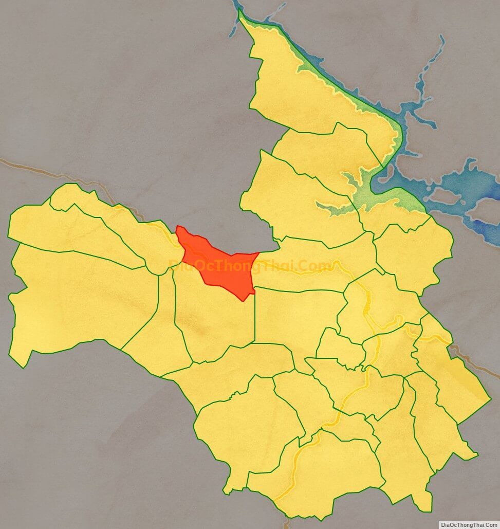 Bản đồ vị trí và địa giới hành chính Xã Tân Sơn (cũ), huyện Mai Châu
