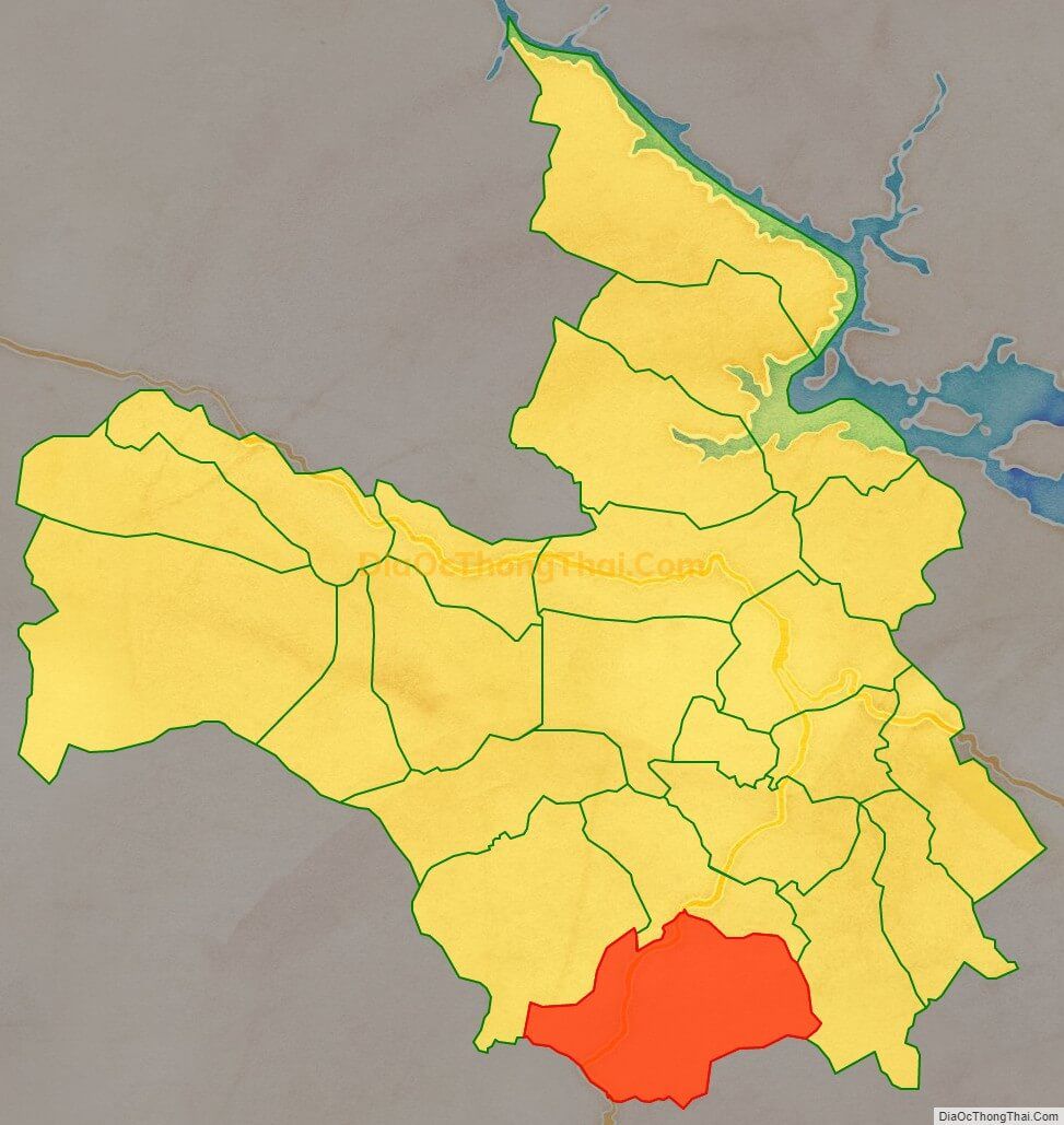 Bản đồ vị trí và địa giới hành chính Xã Vạn Mai, huyện Mai Châu