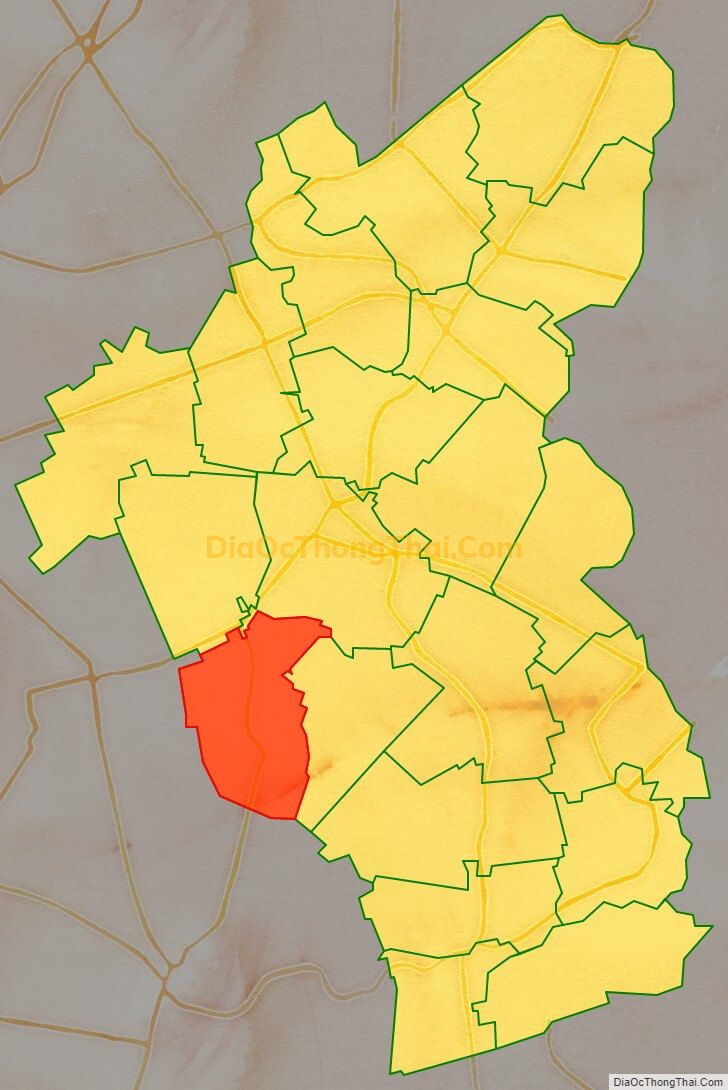 Bản đồ vị trí và địa giới hành chính Xã Đặng Lễ, huyện Ân Thi