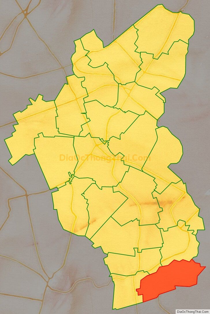 Bản đồ vị trí và địa giới hành chính Xã Hạ Lễ, huyện Ân Thi