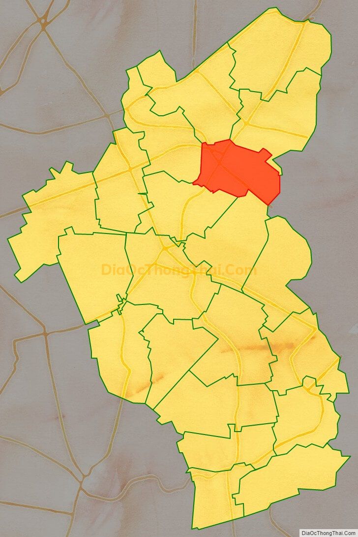 Bản đồ vị trí và địa giới hành chính Xã Tân Phúc, huyện Ân Thi