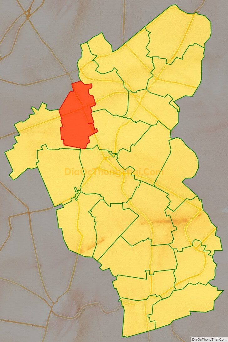 Bản đồ vị trí và địa giới hành chính Xã Vân Du, huyện Ân Thi
