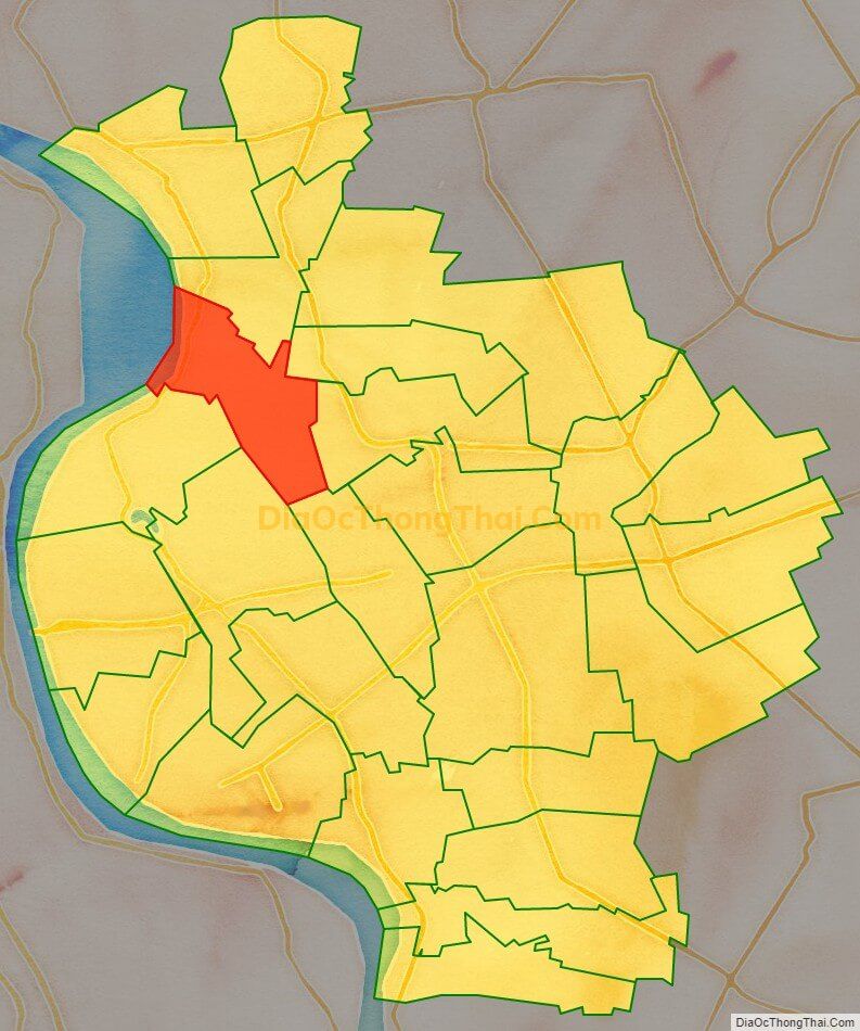 Bản đồ vị trí và địa giới hành chính Xã Hàm Tử, huyện Khoái Châu