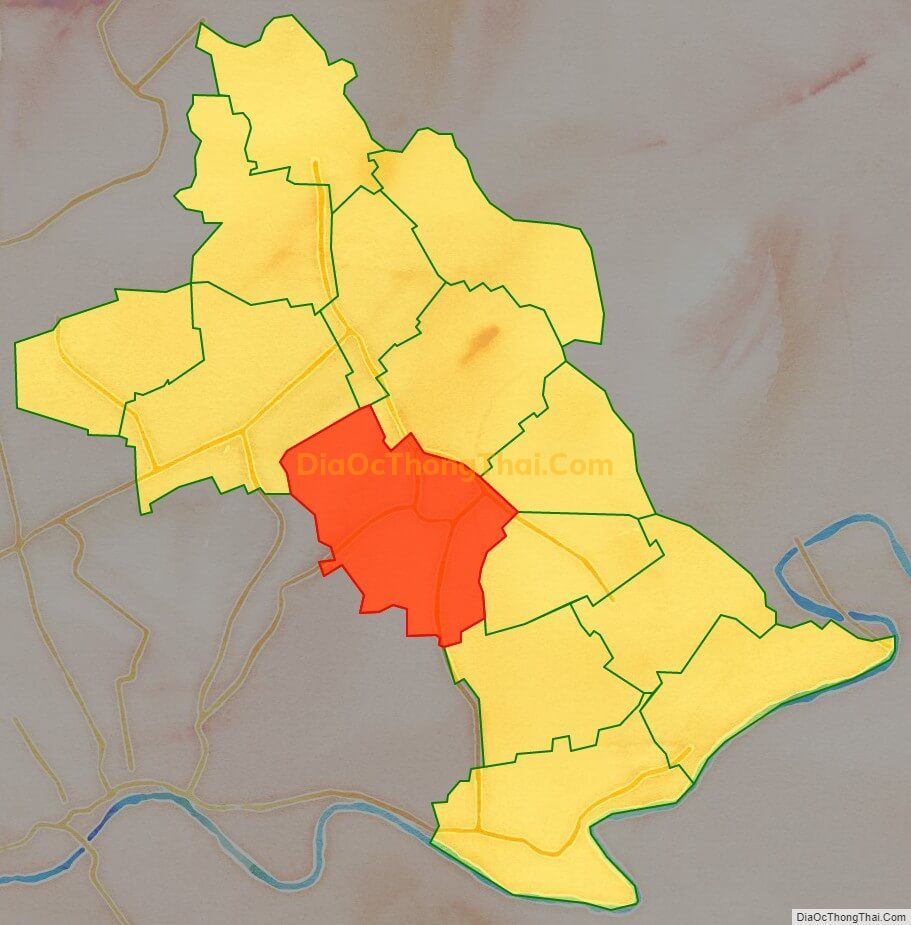 Bản đồ vị trí và địa giới hành chính Xã Đình Cao, huyện Phù Cừ