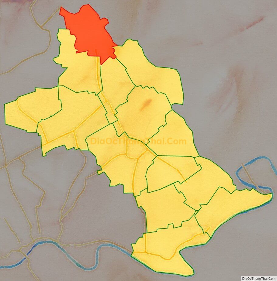 Bản đồ vị trí và địa giới hành chính Xã Minh Tân, huyện Phù Cừ