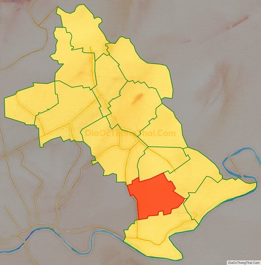 Bản đồ vị trí và địa giới hành chính Xã Minh Tiến, huyện Phù Cừ