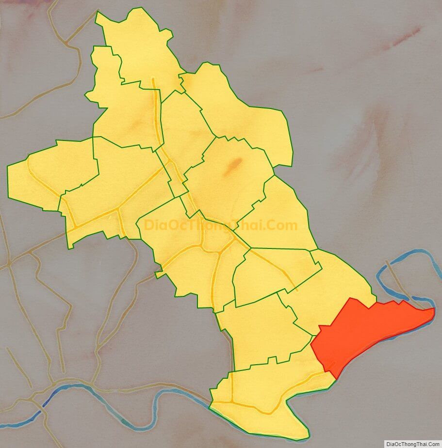 Bản đồ vị trí và địa giới hành chính Xã Nguyên Hòa, huyện Phù Cừ
