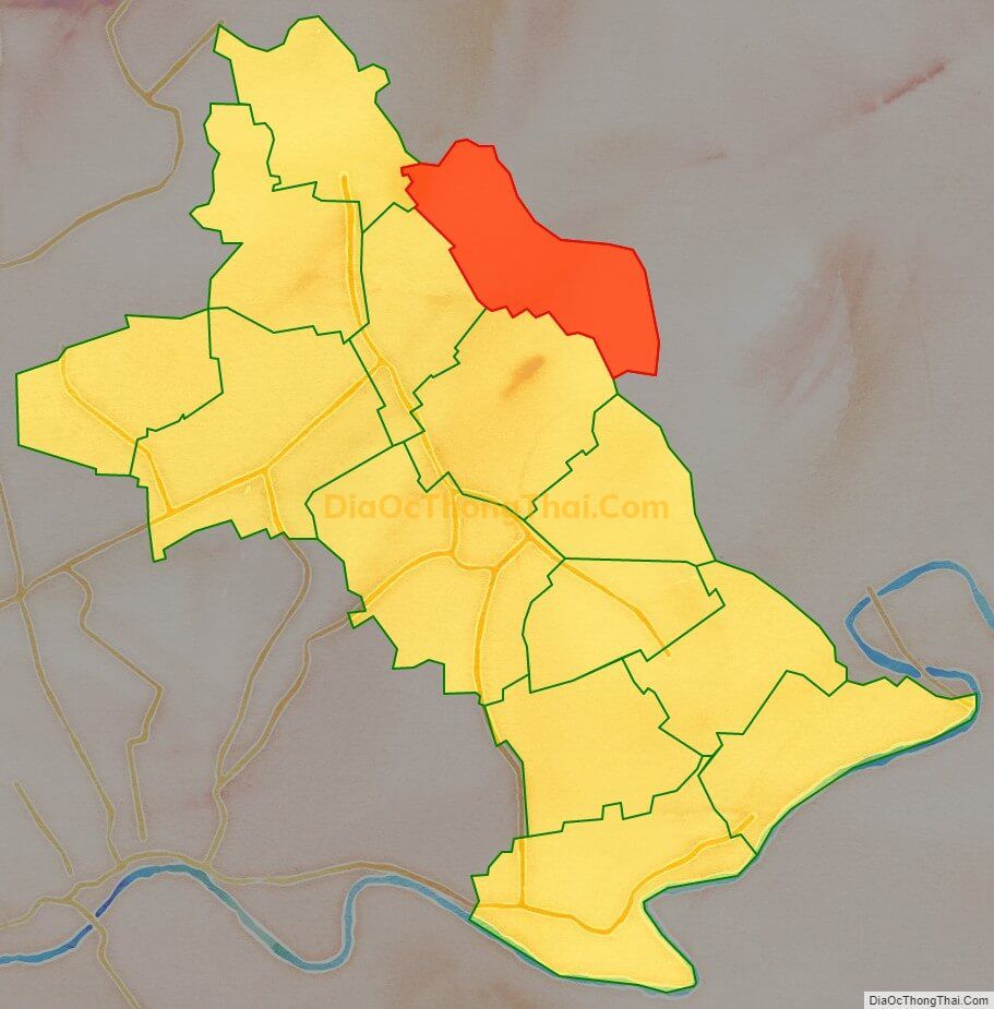 Bản đồ vị trí và địa giới hành chính Xã Quang Hưng, huyện Phù Cừ