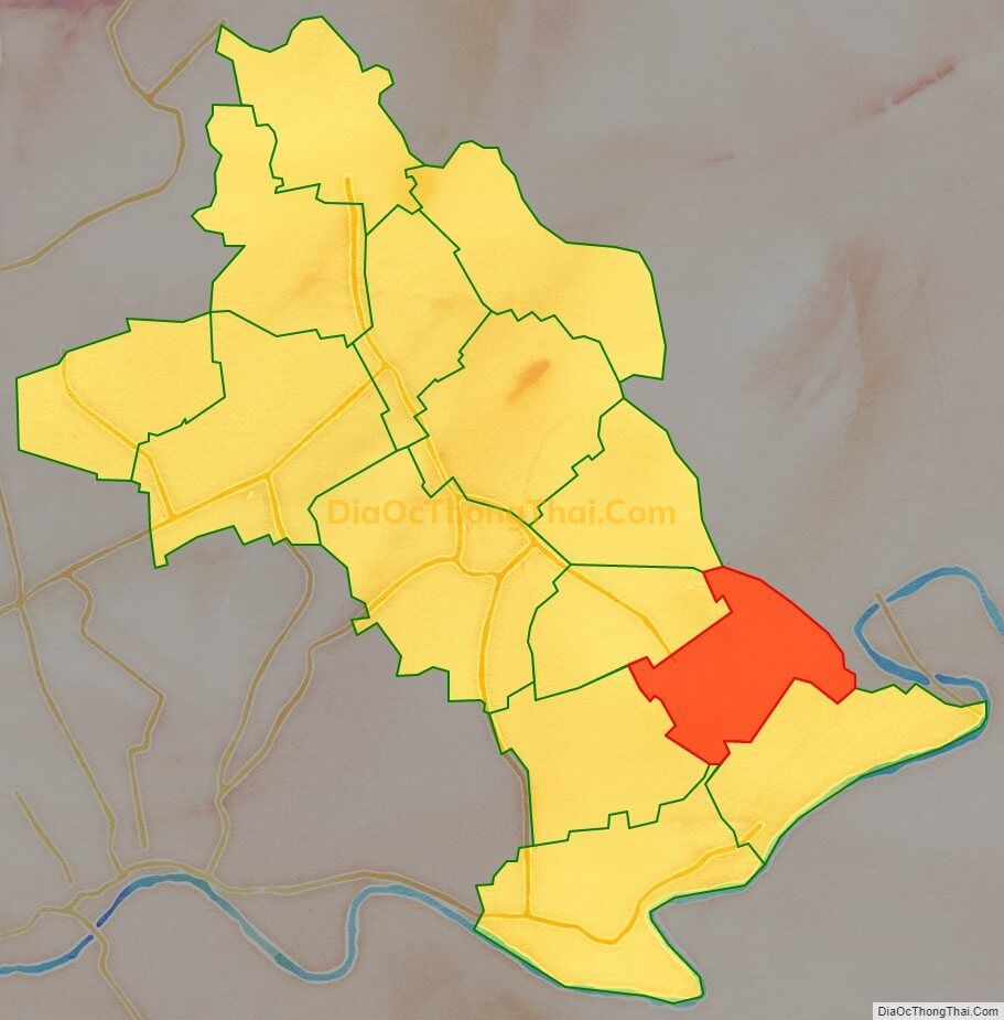 Bản đồ vị trí và địa giới hành chính Xã Tam Đa, huyện Phù Cừ