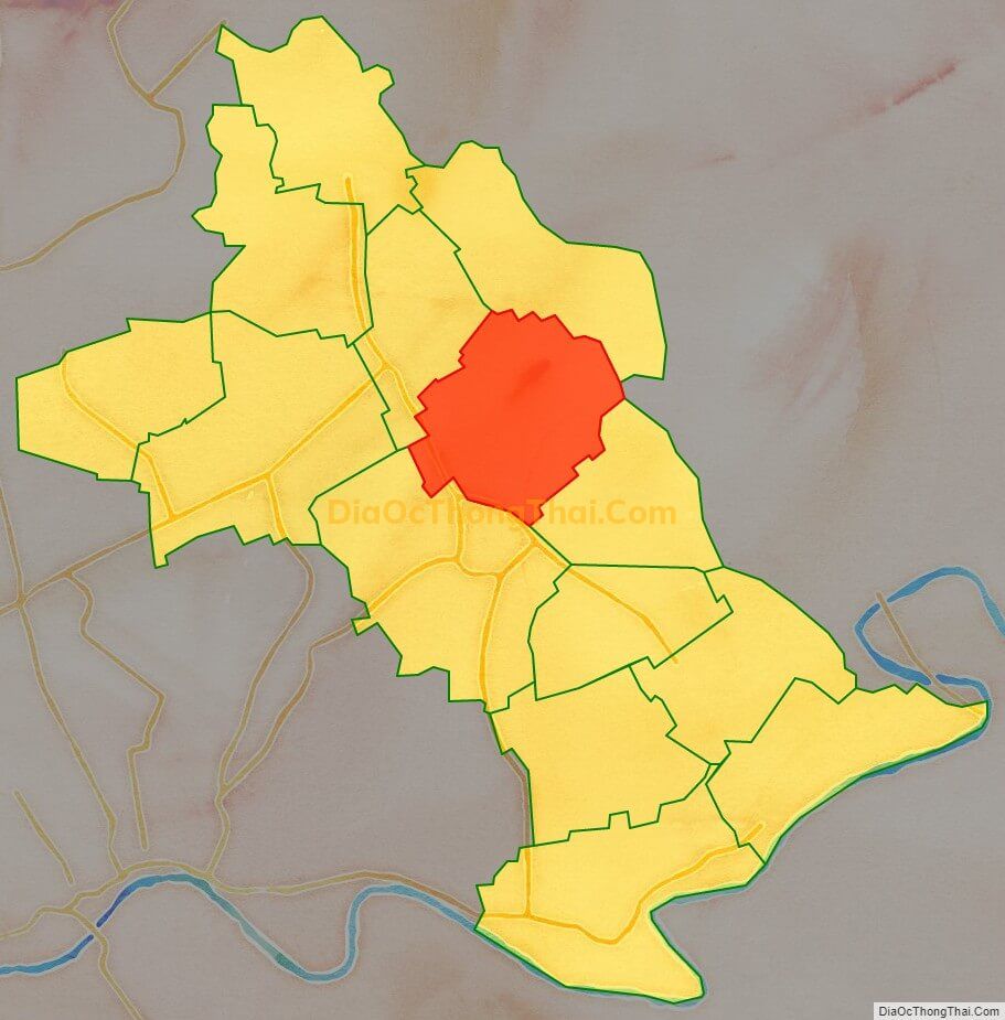 Bản đồ vị trí và địa giới hành chính Xã Tống Phan, huyện Phù Cừ
