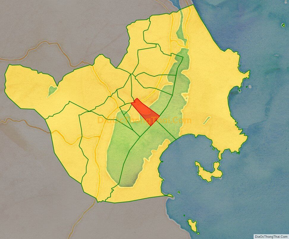 Bản đồ vị trí và địa giới hành chính Phường Cam Thuận, TP Cam Ranh